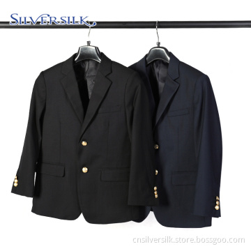 Single breasted black boy's blazer